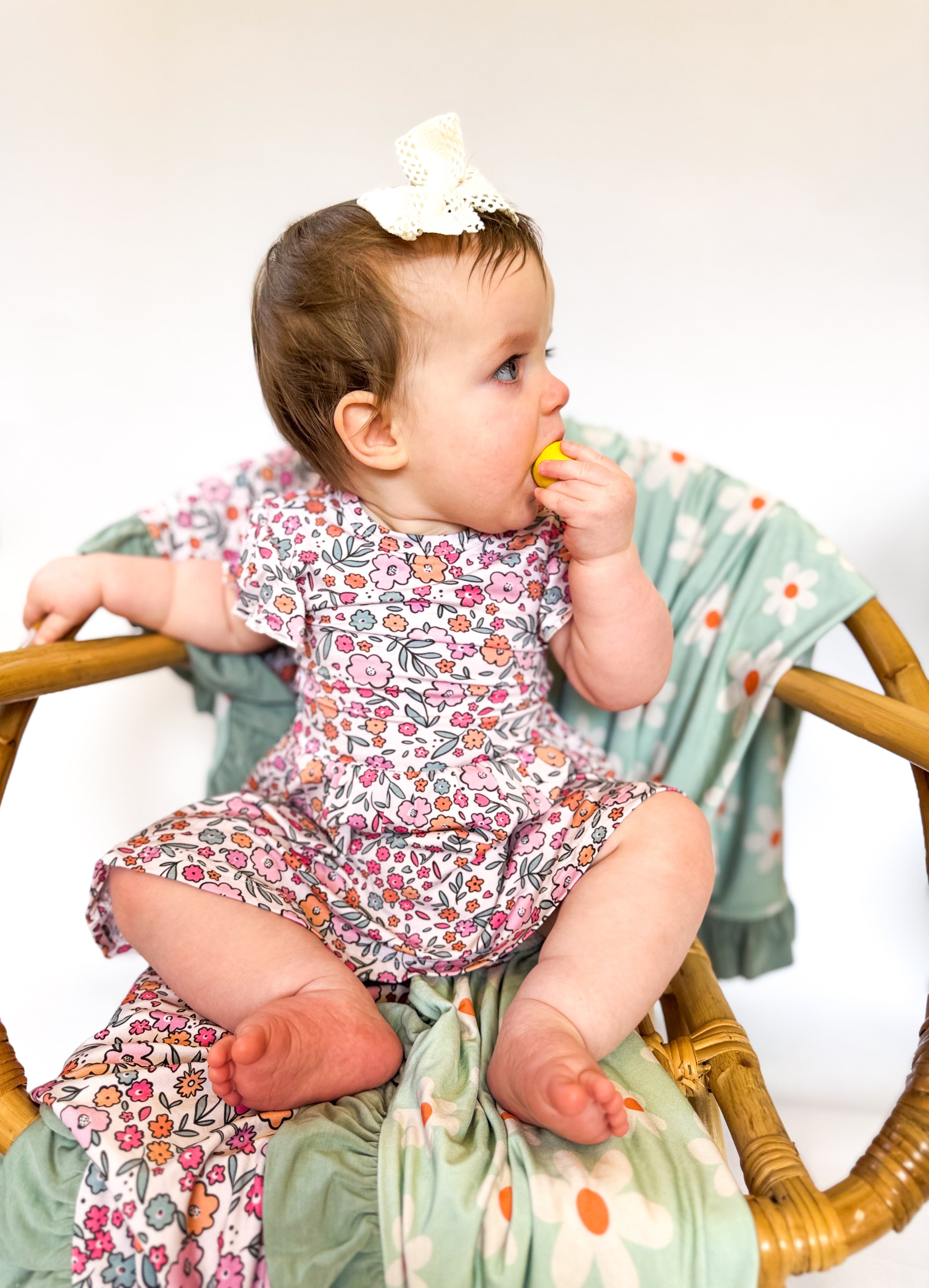 Blossom Bestie: Bodysuit Twirl Dress