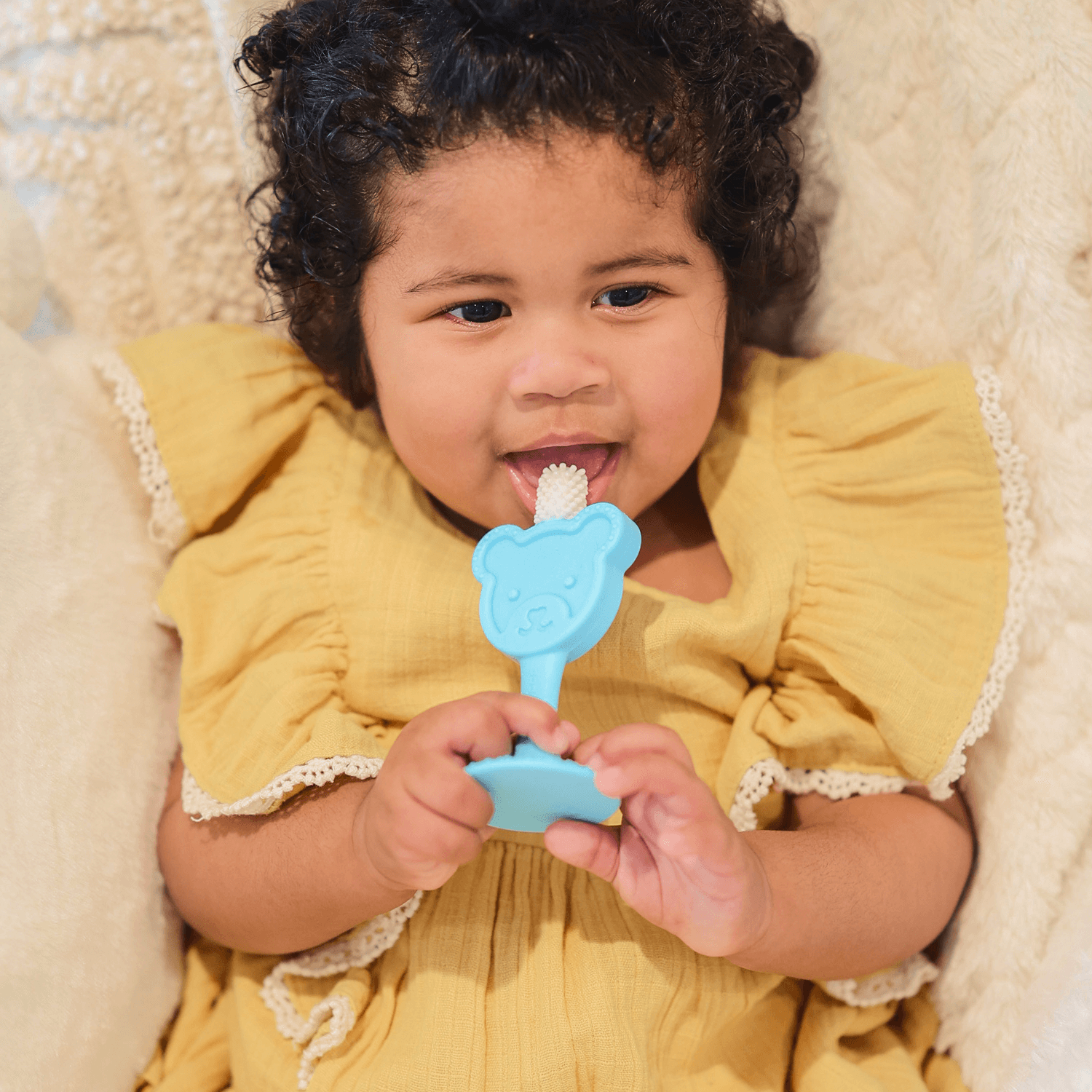 baby teether and training toothbrush 360°