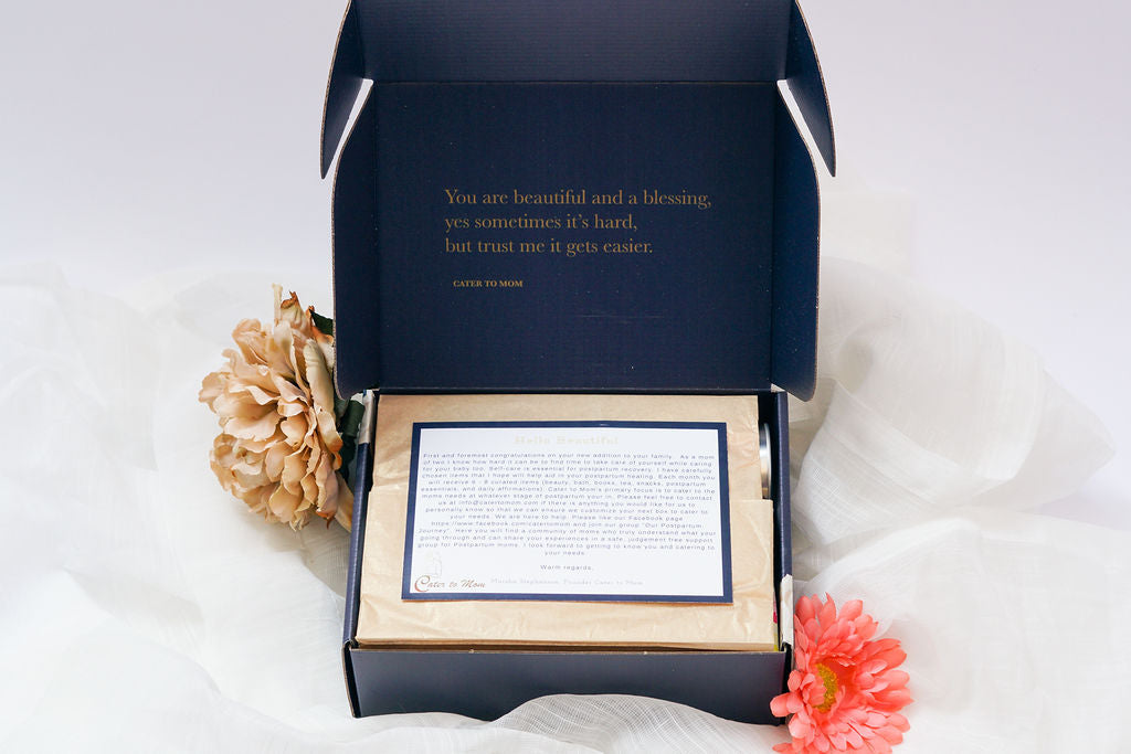Cater to Mom Postpartum Care Box – Monthly Postpartum Support for Moms